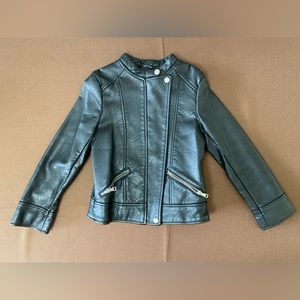 Zara Faux Leather Biker Jacket